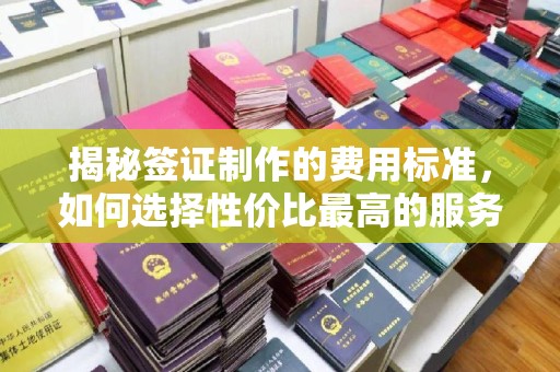 连城揭秘签证制作的费用标准，如何选择性价比最高的服务？